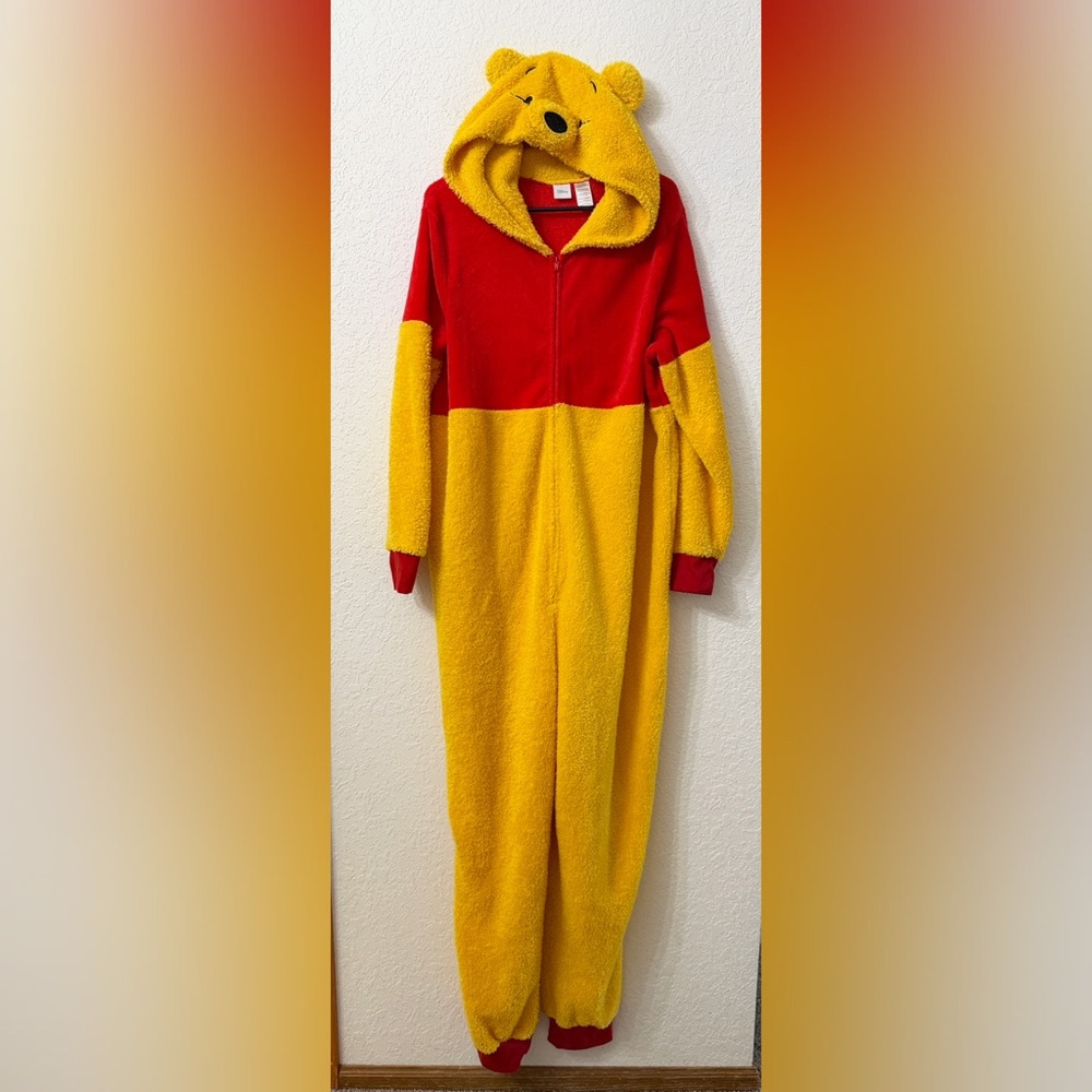 Disney Red and Yellow Winnie the Pooh Onesie